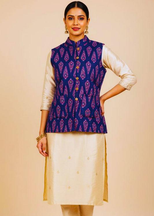 Quilted Cotton Jacket For Women