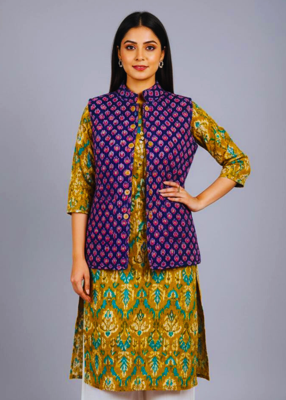 Quilted Cotton Jacket For Women