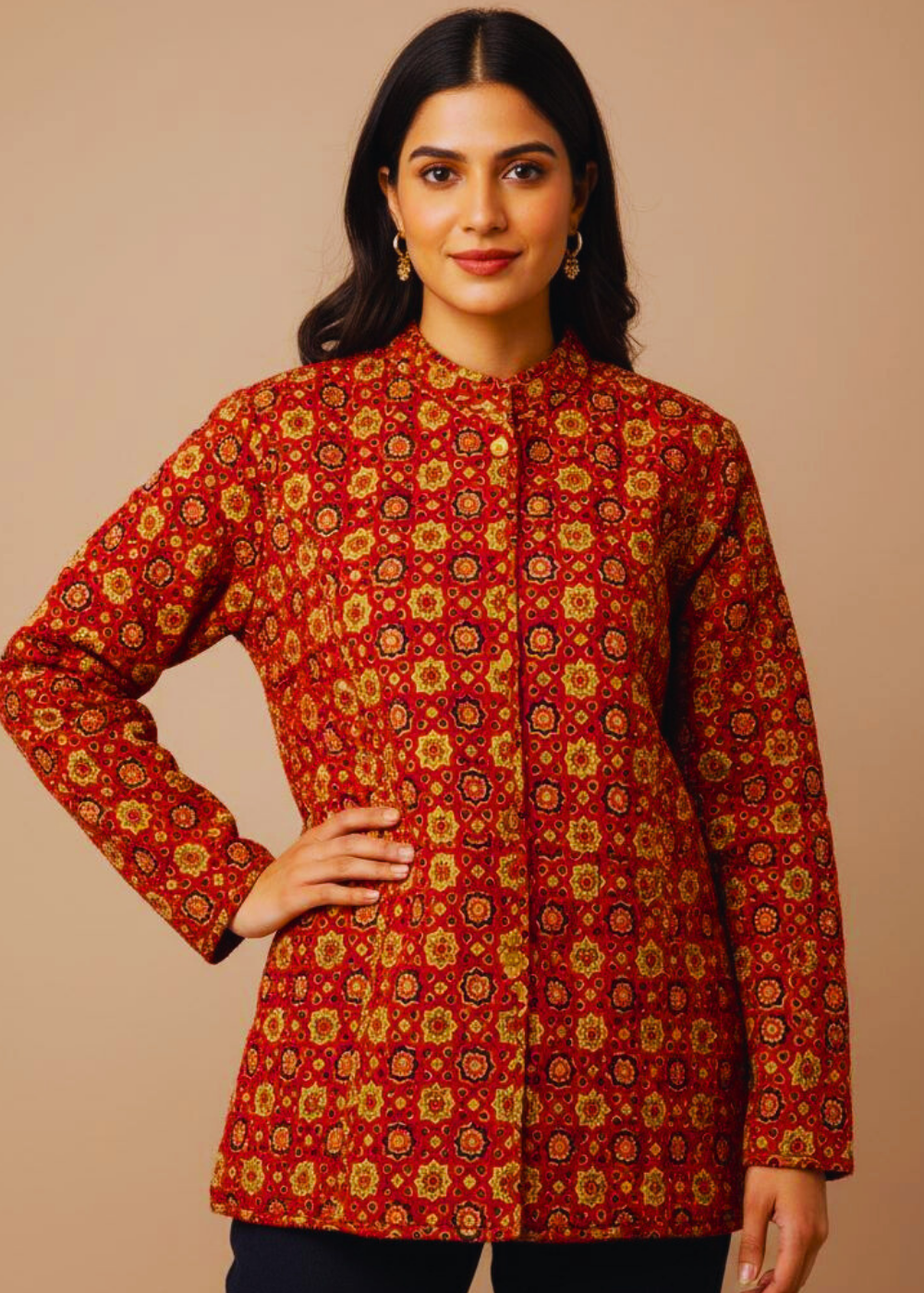 Quilted Cotton Jacket For Women