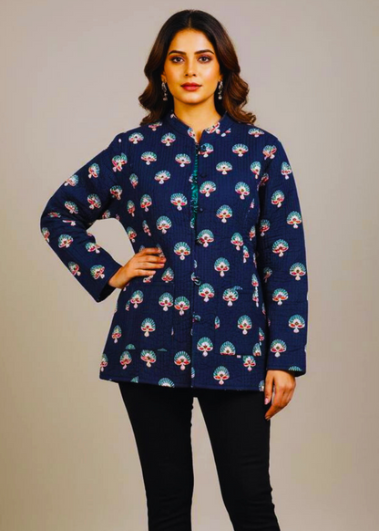 Quilted Cotton Jacket For Women