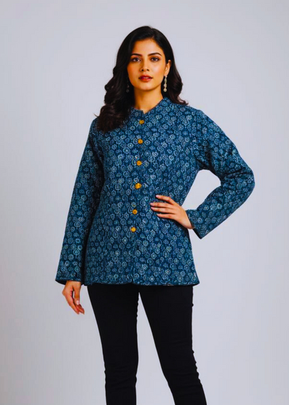 Quilted Cotton Jacket For Women