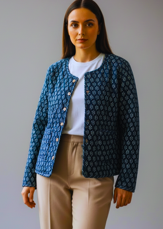 Quilted Cotton Jacket For Women