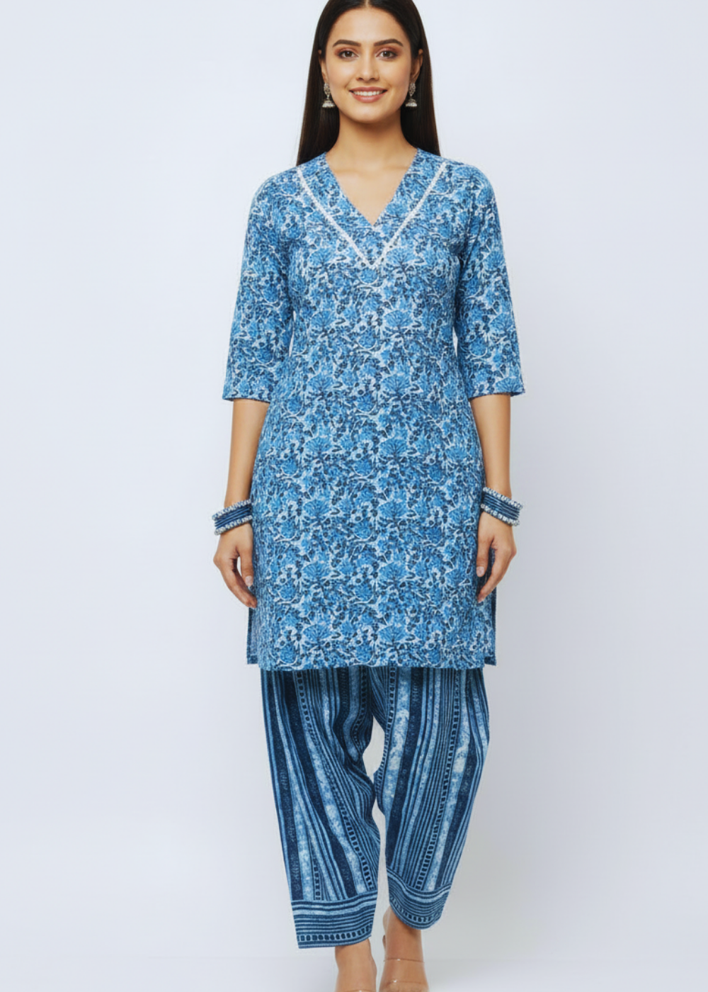 Farshi Salwar, Kurta & Dupatta Set