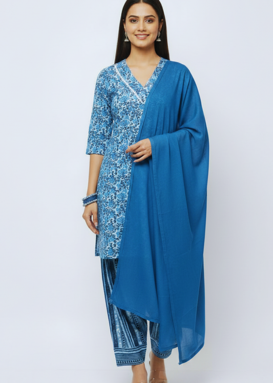 Farshi Salwar, Kurta & Dupatta Set