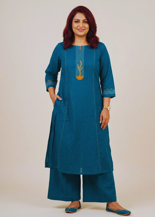Aarya Handloom Cotton Kurta Pants Sets