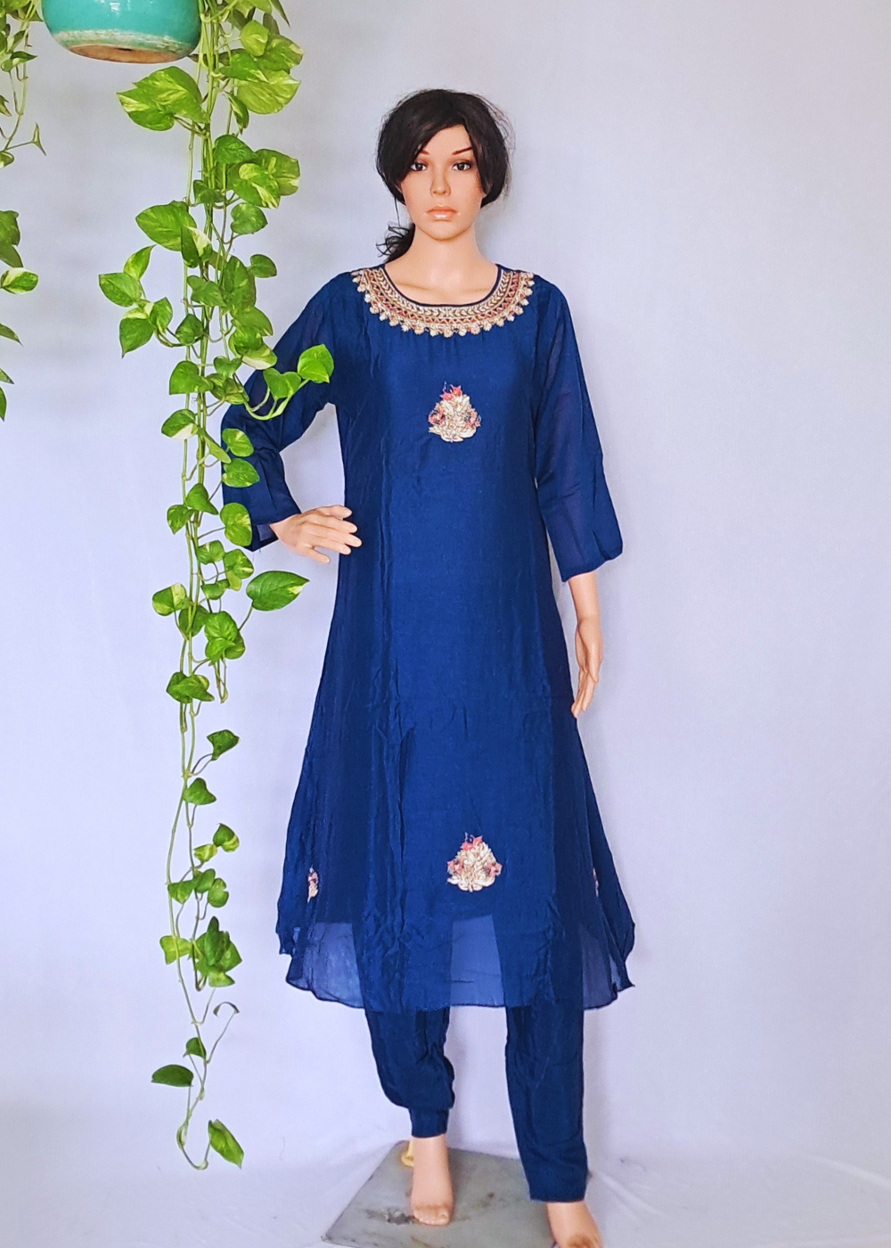 Pure Chanderi Silk 3 Piece Sets