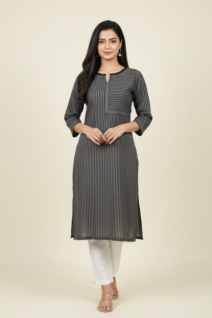 Handloom Cotton Kurta For Women