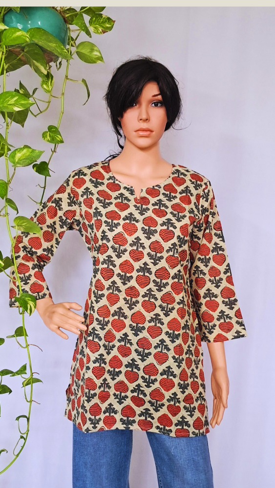 Maroon Short Kurti