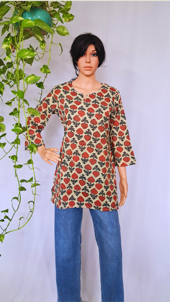 Maroon Short Kurti