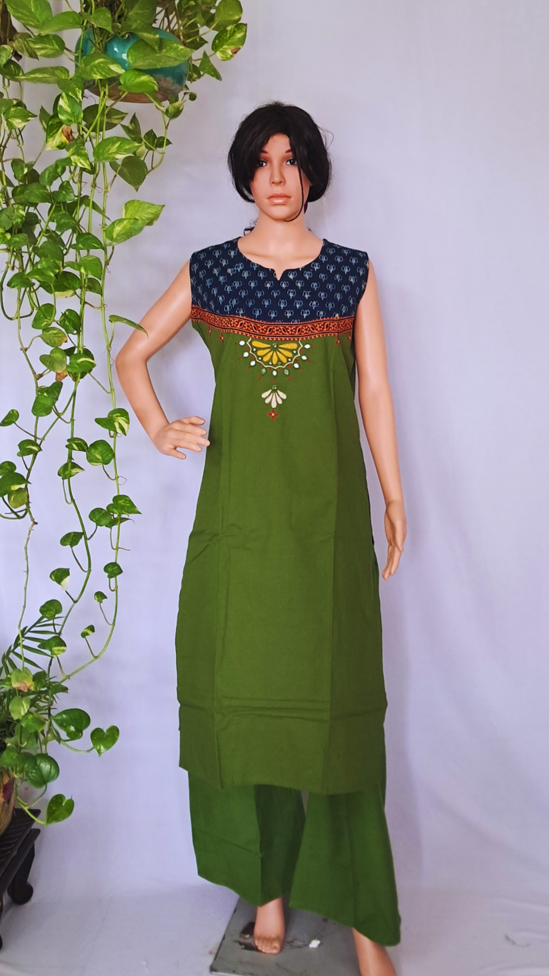 Handloom Cotton Kurta Pants Sets