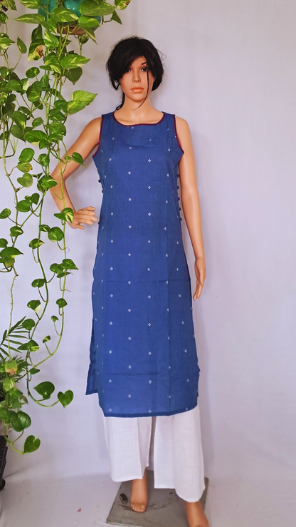 Handloom Cotton Kurta Pants Set