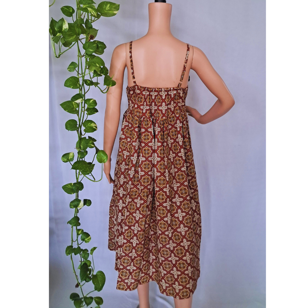 Spaghetti Cotton Dress