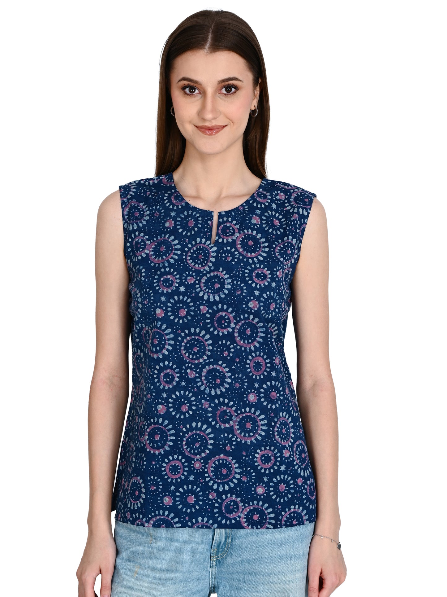 Cotton Short Kurti For Jeans