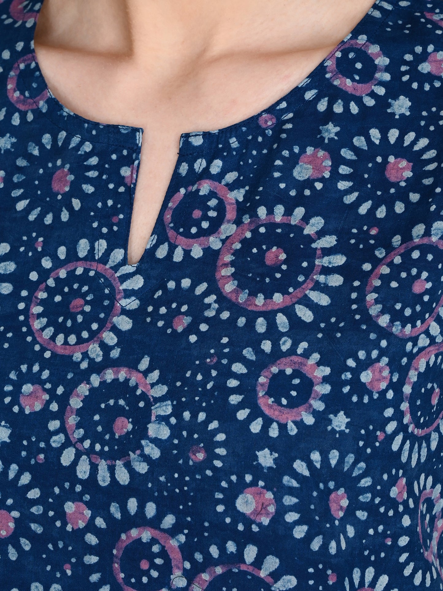 Cotton Short Kurti For Jeans