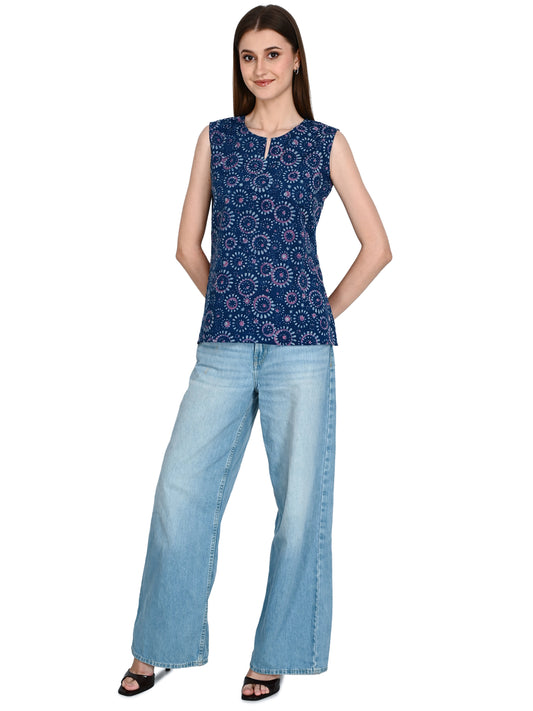 Cotton Short Kurti For Jeans