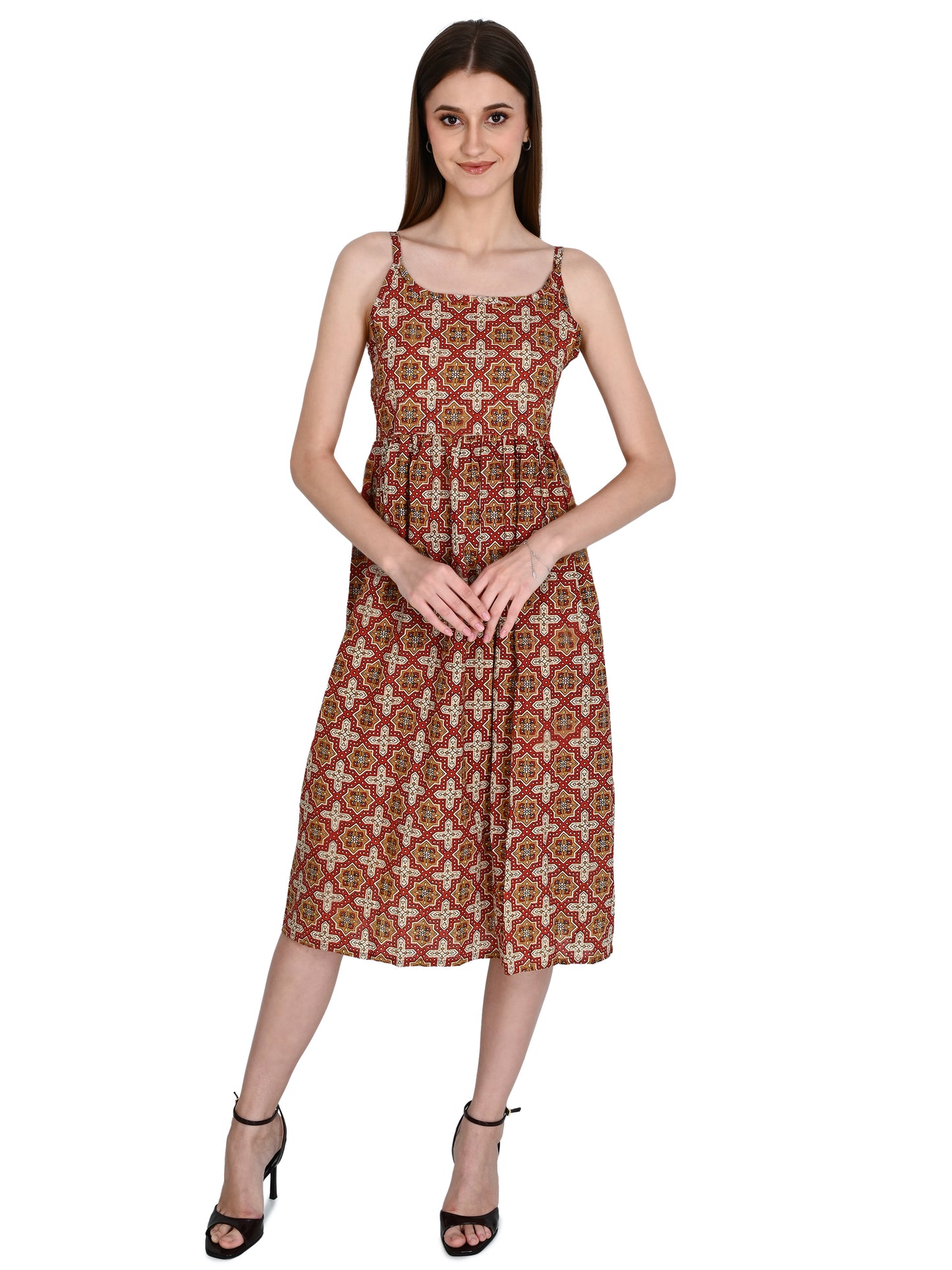 Spaghetti Cotton Dress