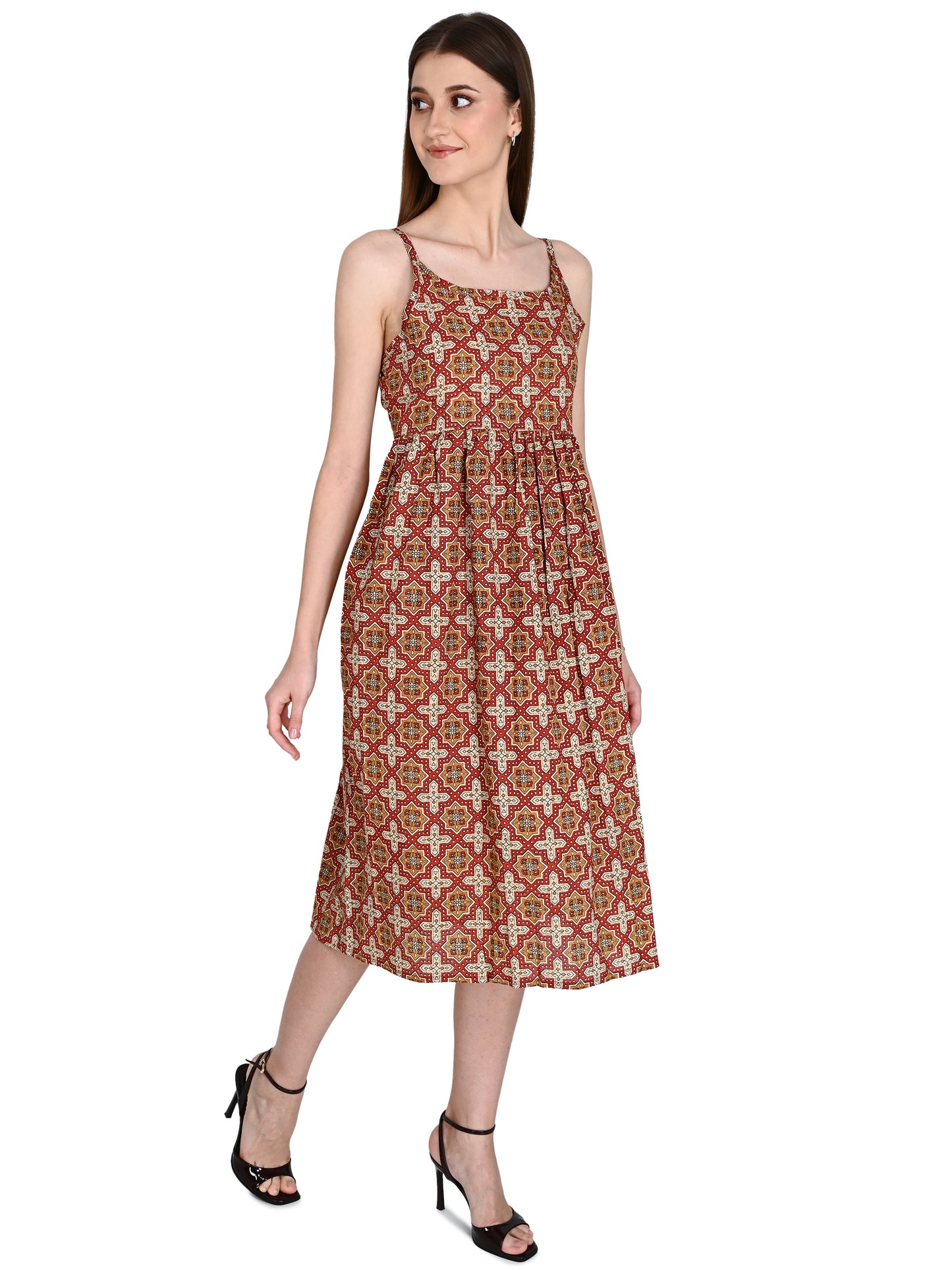 Spaghetti Cotton Dress