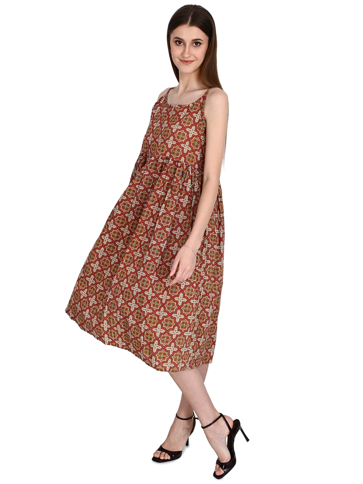 Spaghetti Cotton Dress