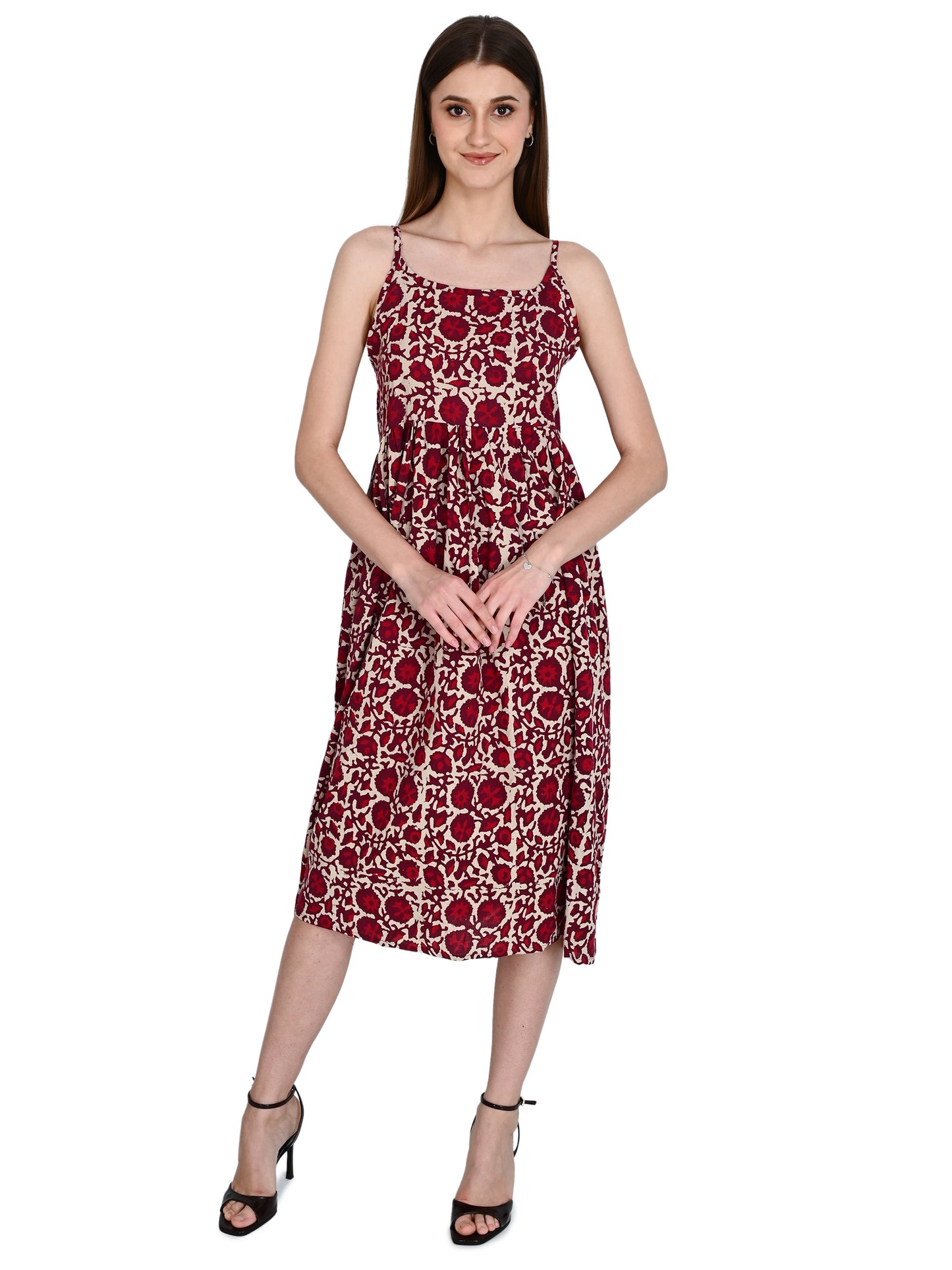 Spaghetti Cotton Dress