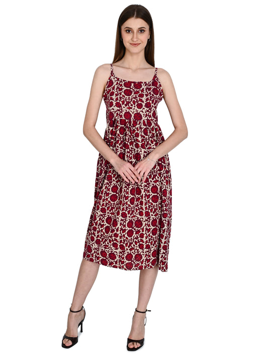 Spaghetti Cotton Dress