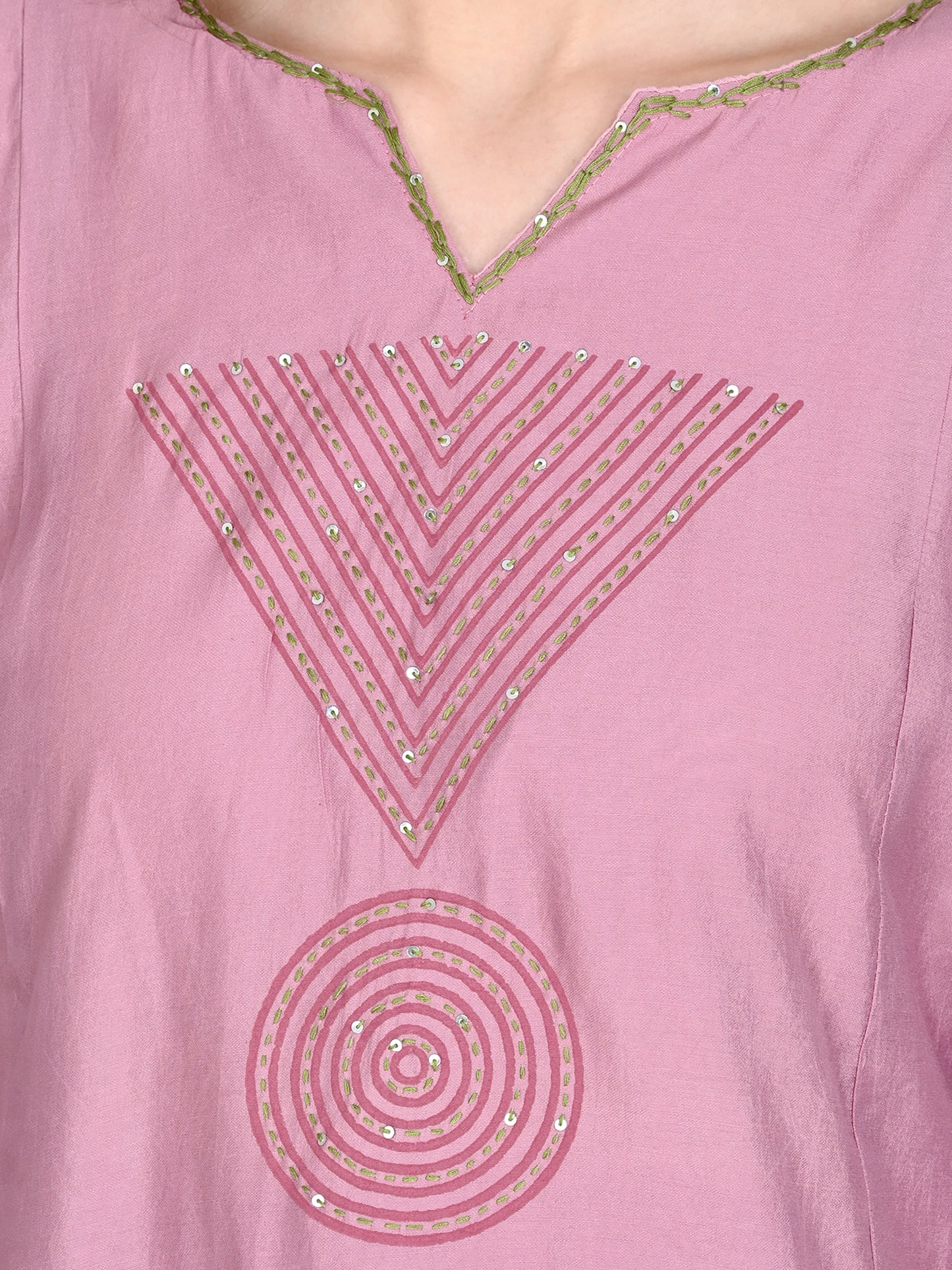 Organic Silk Kurta Pant Dupatta set