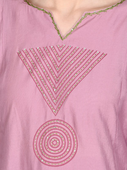 Organic Silk Kurta Pant Dupatta set