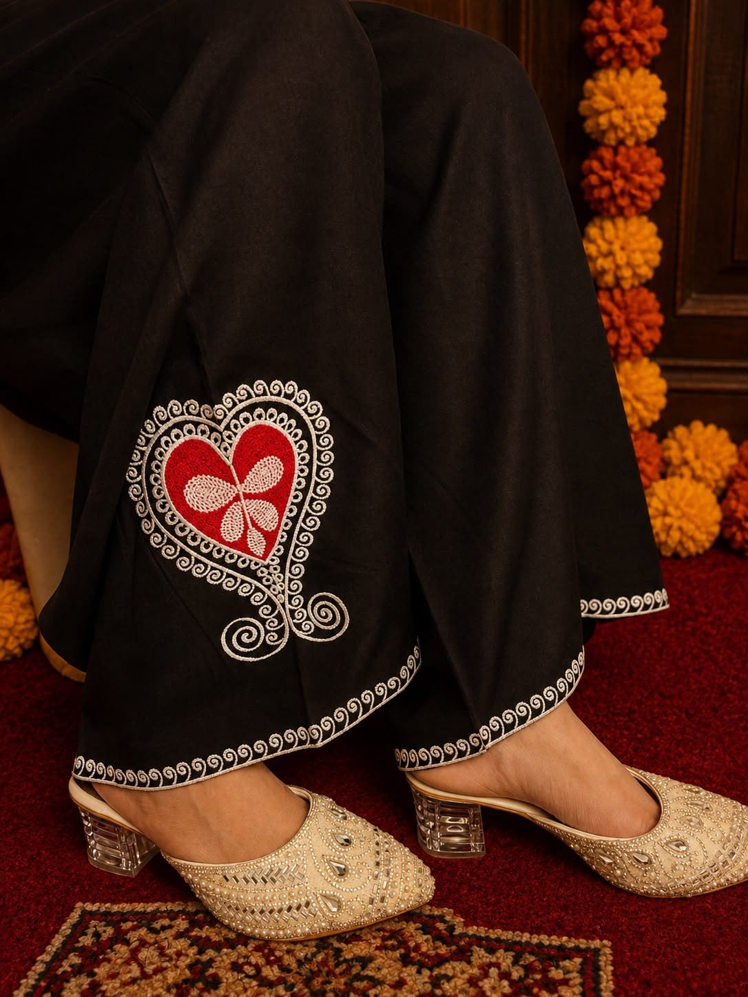 Farshi Handloom Cotton Embroidered Salwar