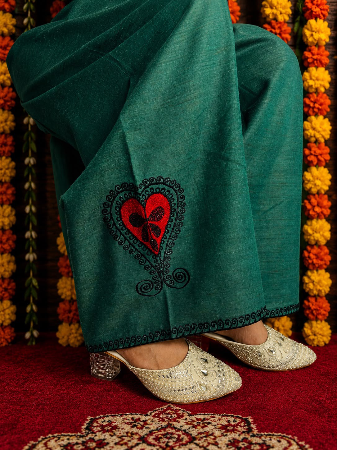 Farshi Handloom Cotton Embroidered Salwar