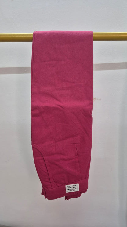 Everyday Rose Taupe Cotton Pant For Women