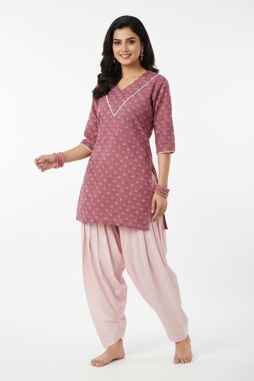 Farshi Salwar, Kurta & Dupatta Set