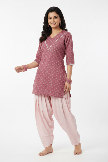 Farshi Salwar, Kurta & Dupatta Set