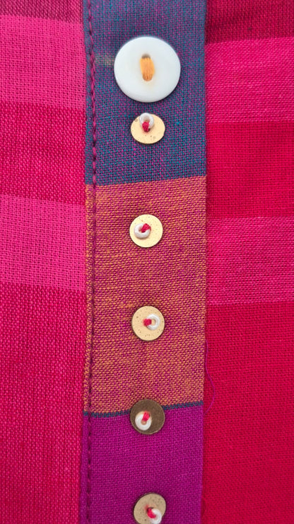 Madras Check Handloom Co-ord Set For Women