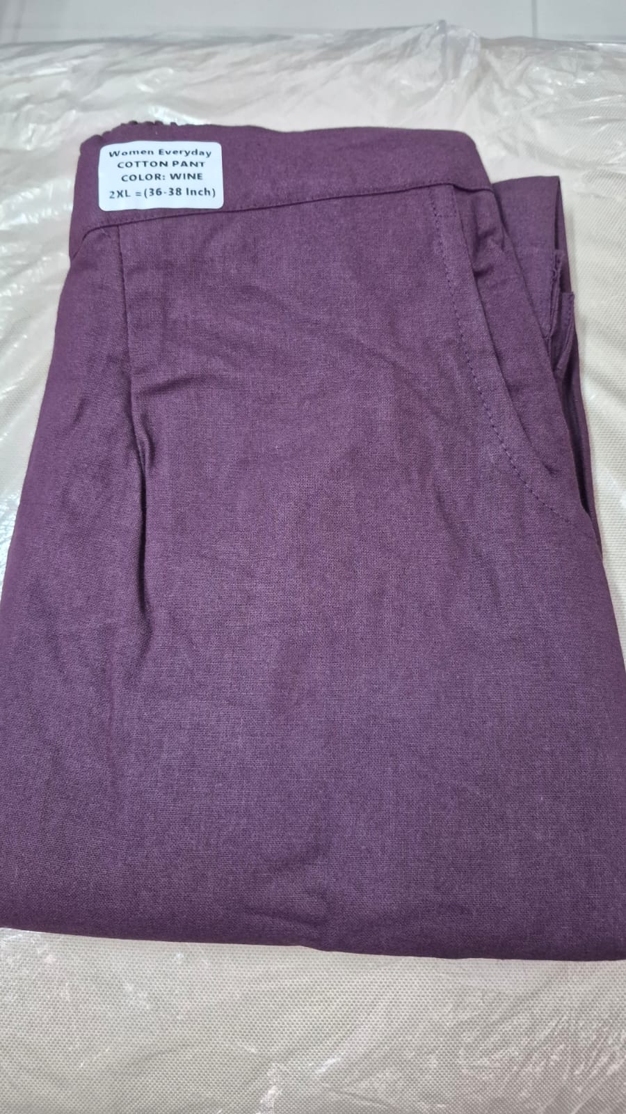 Everyday Chocolate Brown Cotton Pant For Women